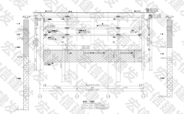 組合型鋼支撐設計方案圖展示